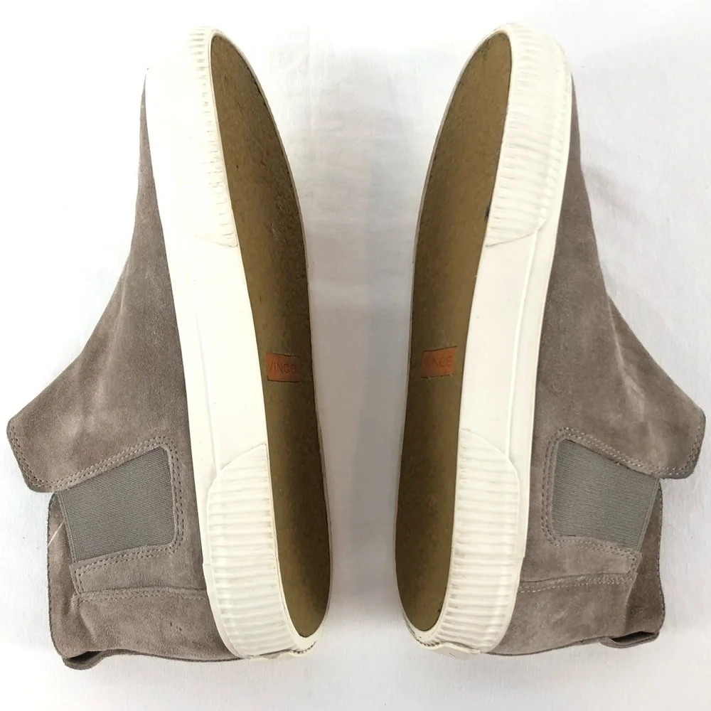 Vince Kelowna Suede Hightop Sneaker in Woodsmoke Size 6.5‎